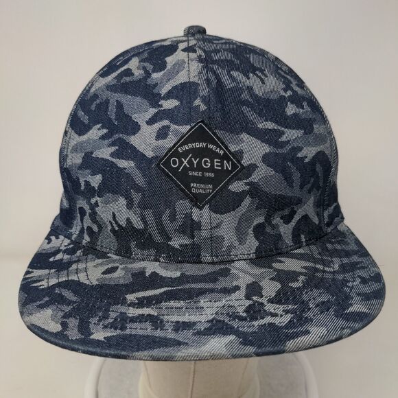 Oxygen Everyday Wear Since 1996 Snapback Hat Camouflage One Size Adjustable - Picture 2 of 7
